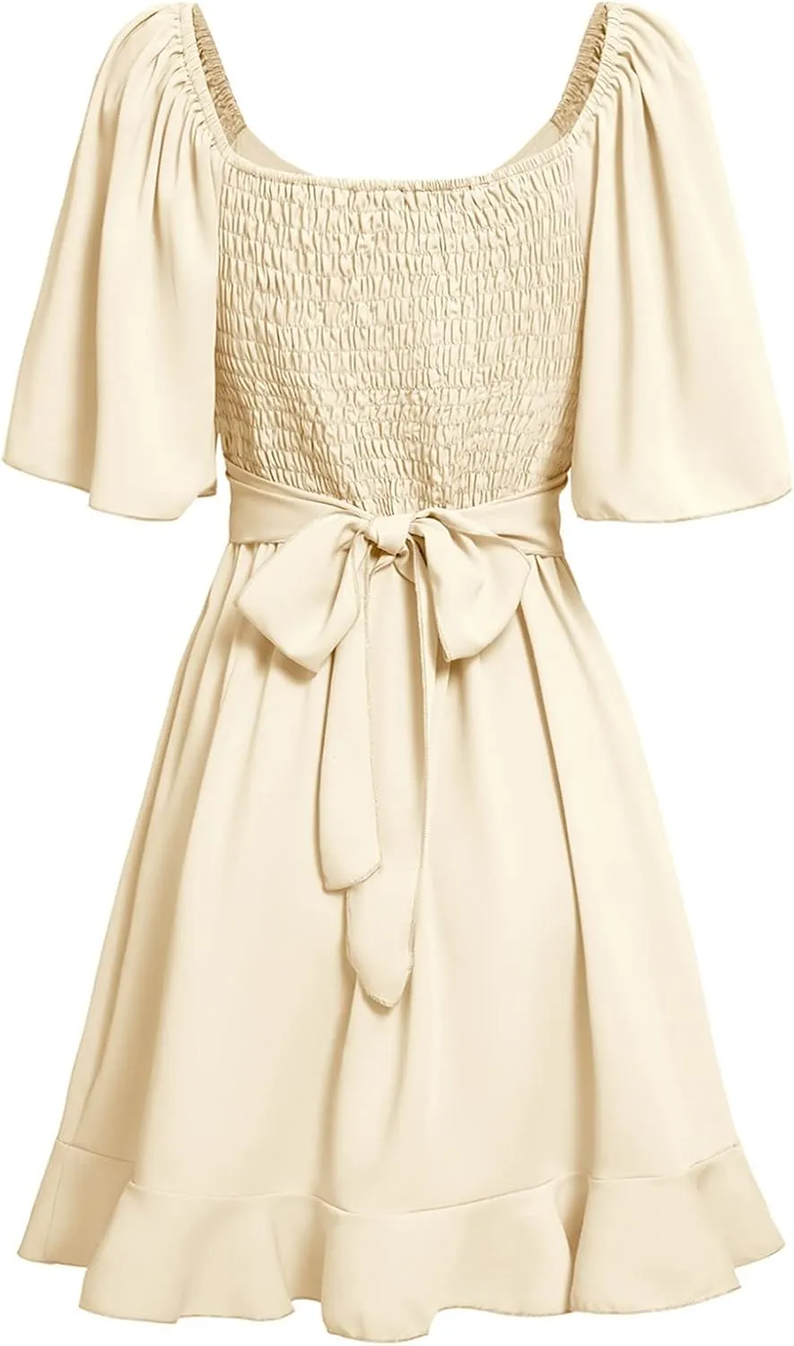 3/4 Sleeve Layered Tunic - V-Neck Loose Fit Summer Office Blouse