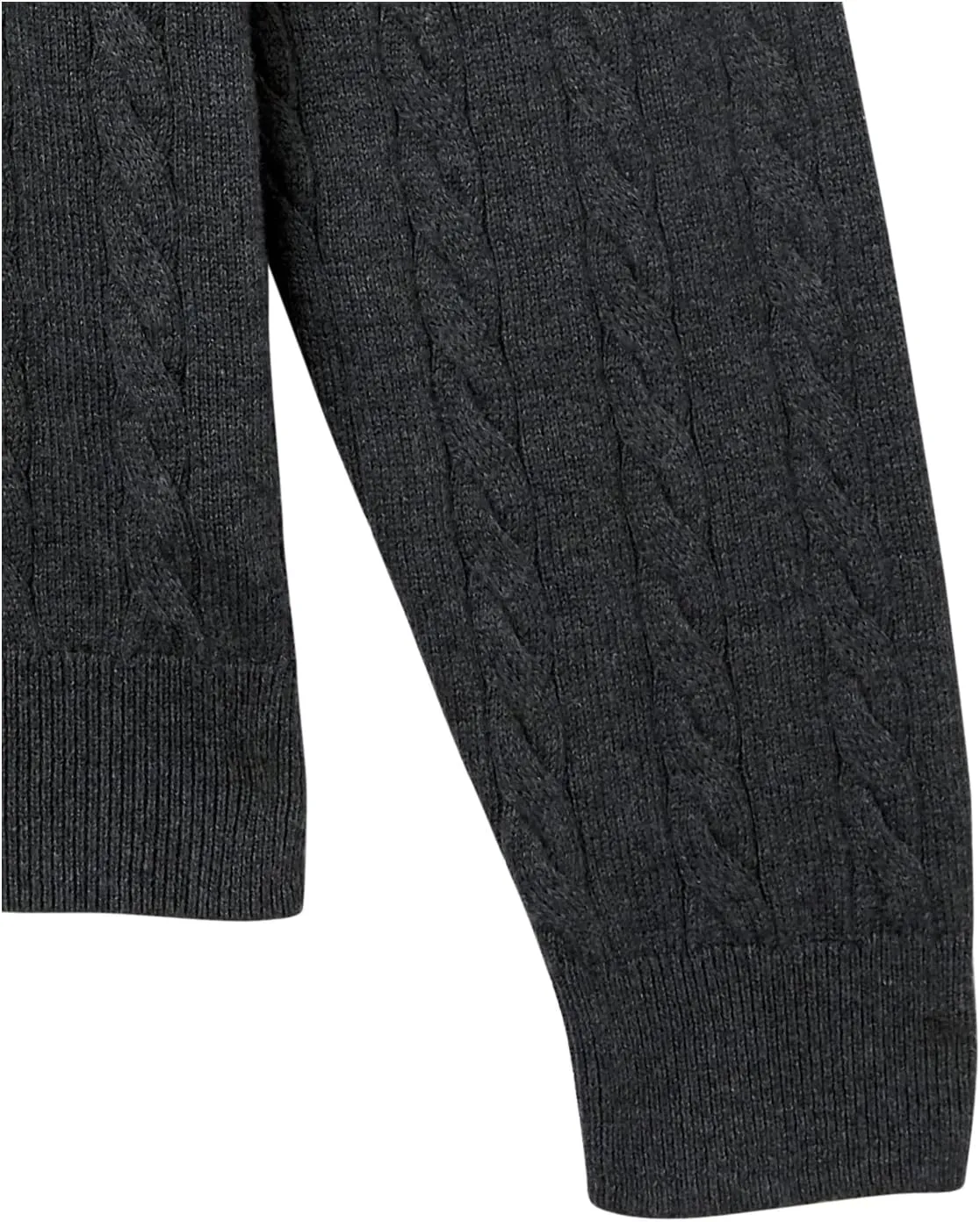 Amazon Essentials Men's Crewneck Cable Cotton Sweater