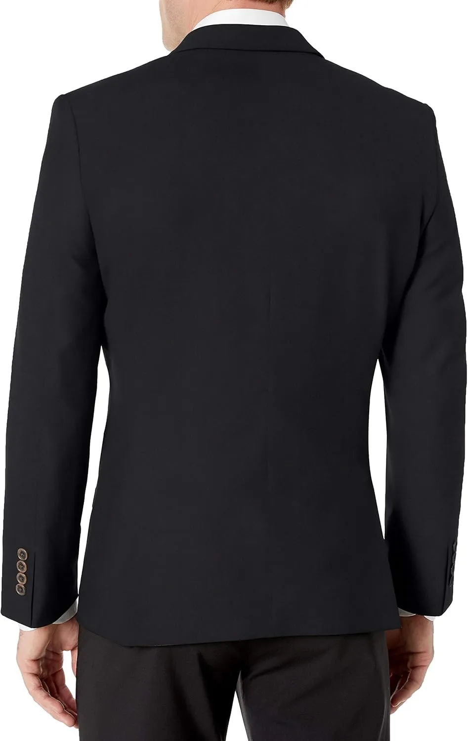 Amazon Essentials Men's Long-Sleeve Button-Front Slim-Fit Stretch Blazer