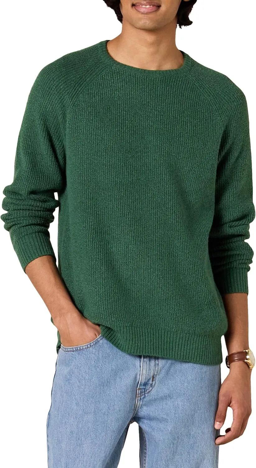 Amazon Essentials Men's Long-Sleeve Soft Touch Crewneck Sweater