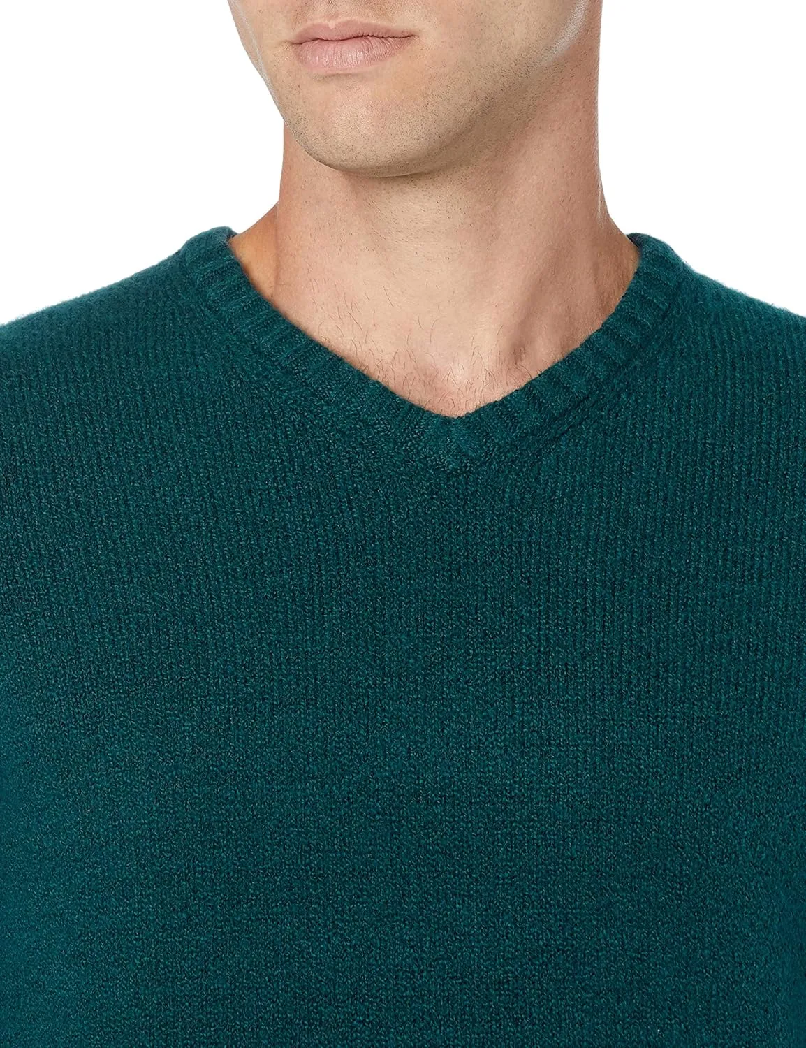 Amazon Essentials Men's Long-Sleeve Soft Touch V-Neck Sweater