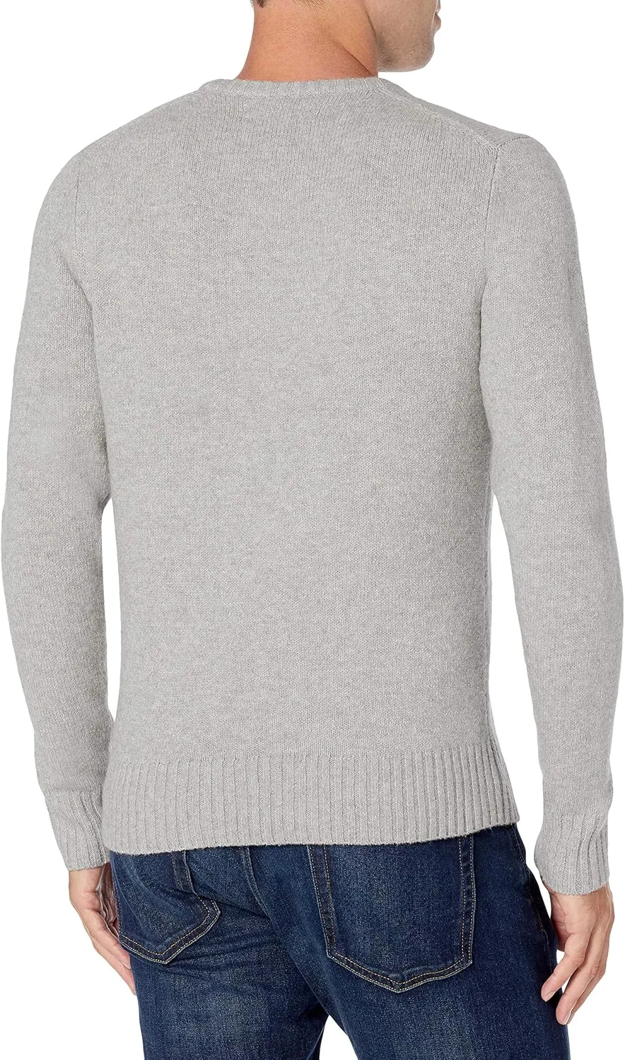 Amazon Essentials Men's Long-Sleeve Soft Touch V-Neck Sweater