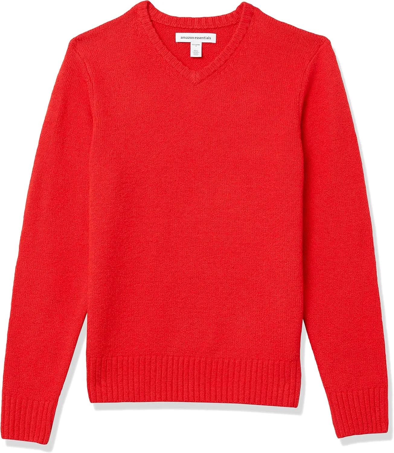 Amazon Essentials Men's Long-Sleeve Soft Touch V-Neck Sweater