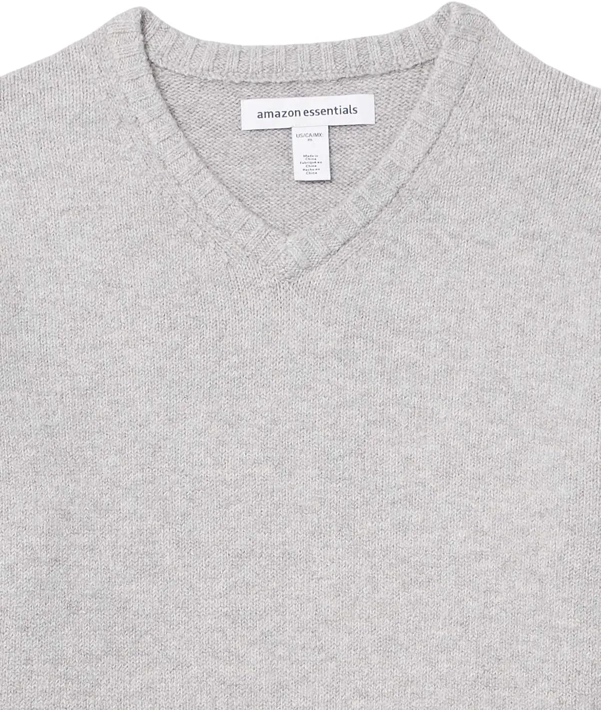 Amazon Essentials Men's Long-Sleeve Soft Touch V-Neck Sweater