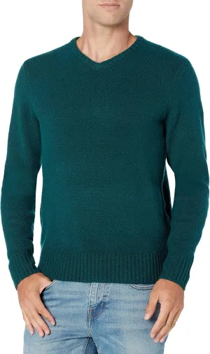 Amazon Essentials Men's Long-Sleeve Soft Touch V-Neck Sweater