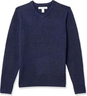Amazon Essentials Men's Long-Sleeve Soft Touch V-Neck Sweater