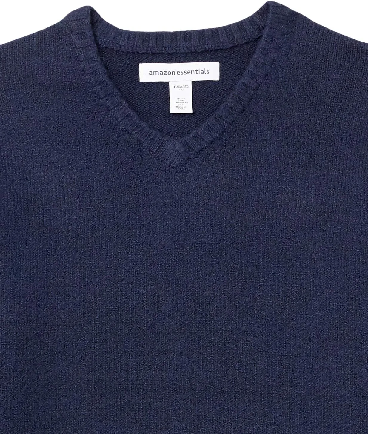 Amazon Essentials Men's Long-Sleeve Soft Touch V-Neck Sweater