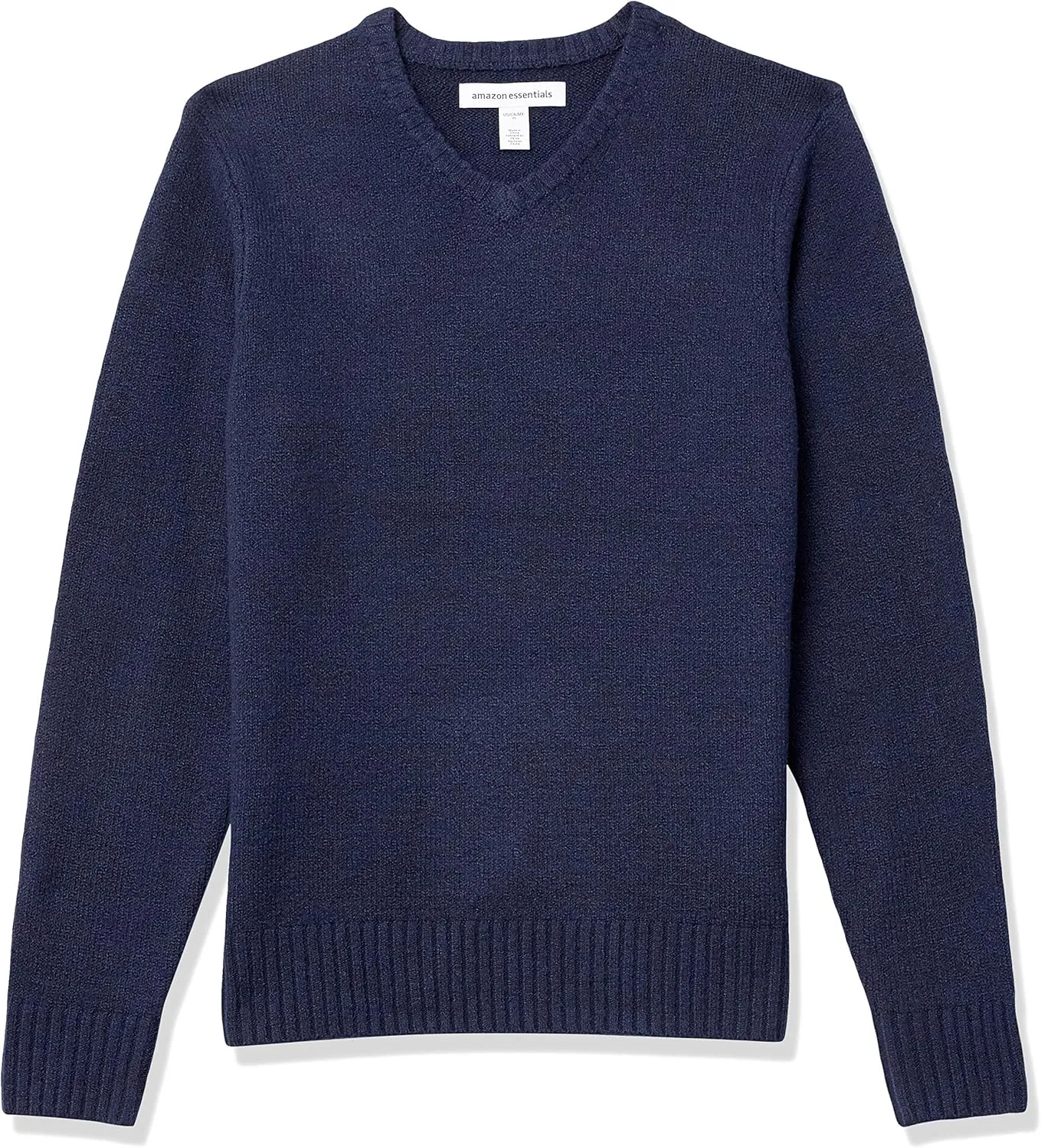 Amazon Essentials Men's Long-Sleeve Soft Touch V-Neck Sweater