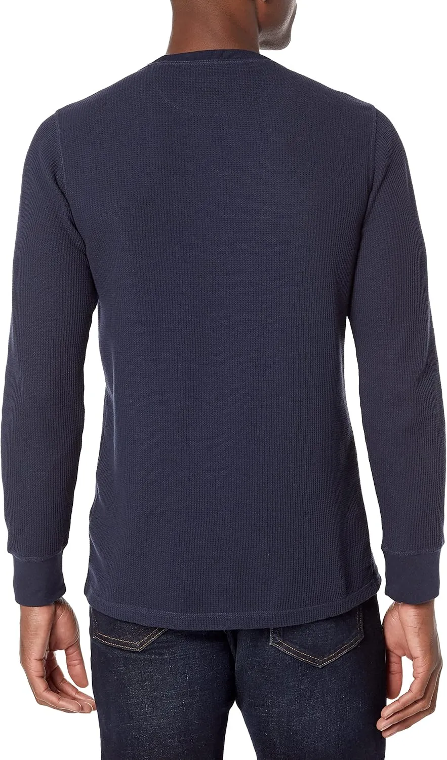 Amazon Essentials Men's Regular-Fit Long-Sleeve Waffle Shirt