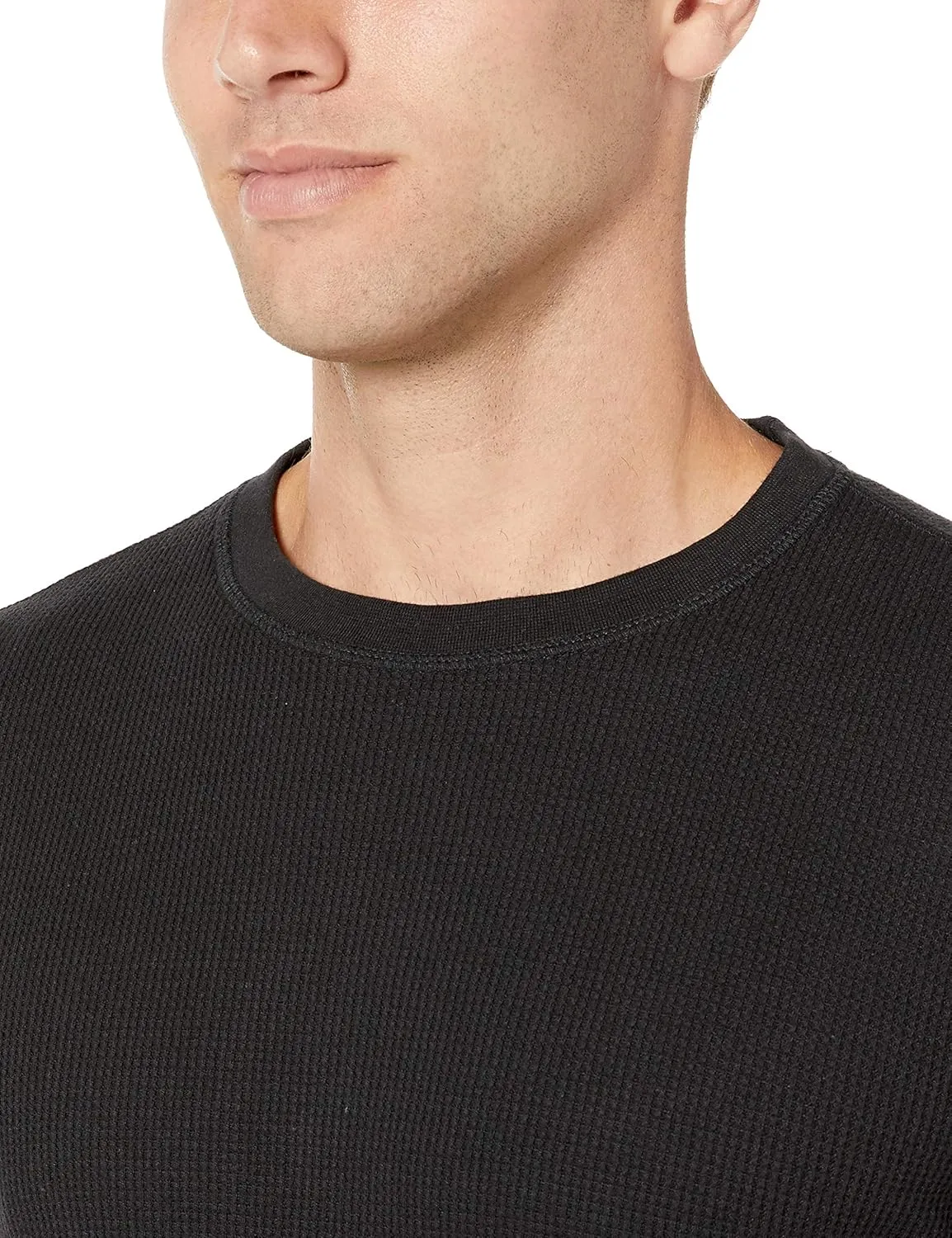 Amazon Essentials Men's Regular-Fit Long-Sleeve Waffle Shirt