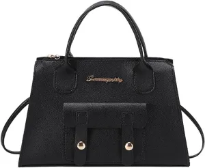 Anti Theft Shoulder Bags for Woman Crossbody Purses and Handbags Lightweight Pocketbook Trendy Clutch Saddle Bag(Black)