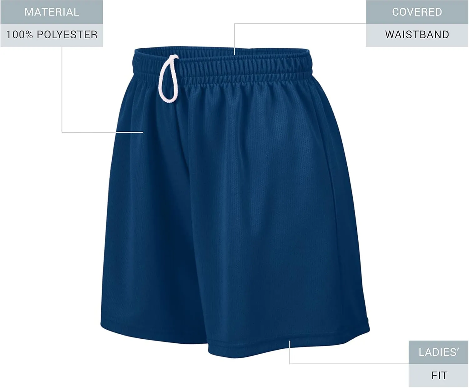 Augusta Sportswear Ladies' Wicking Mesh Performance Workout Running Shorts