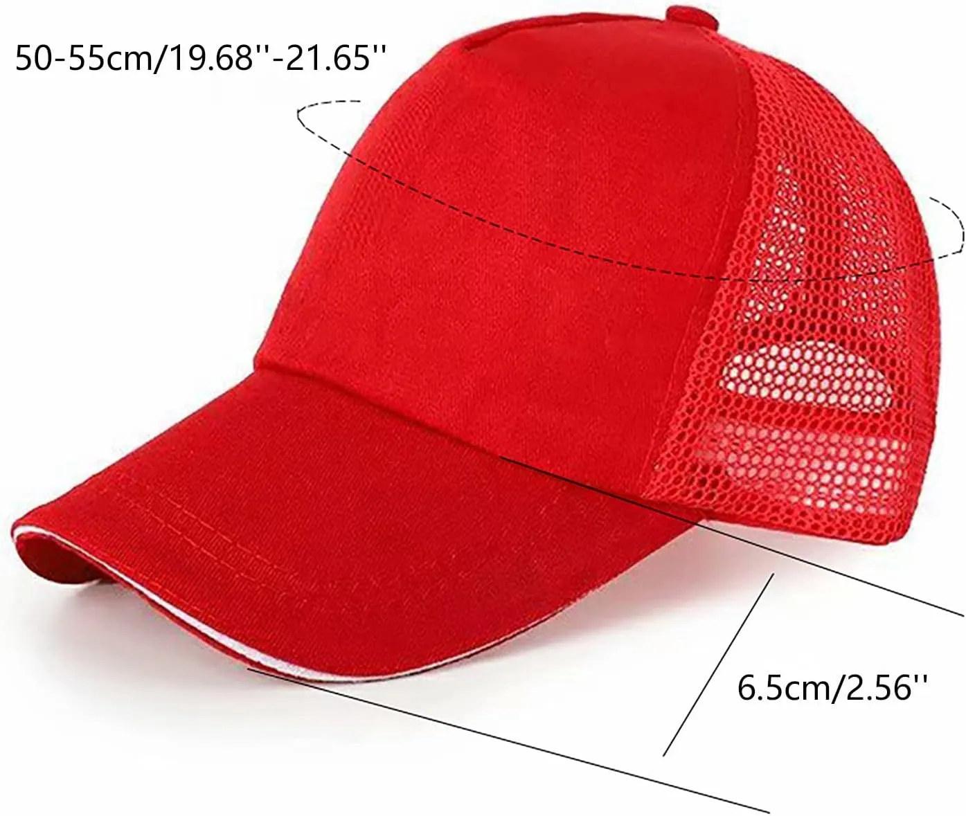 Baseball Caps for Men Women Breathable Mesh Trucker Hats Casual Lightweight Adjustable Cap Summer Outdoor Sport Sun Hat