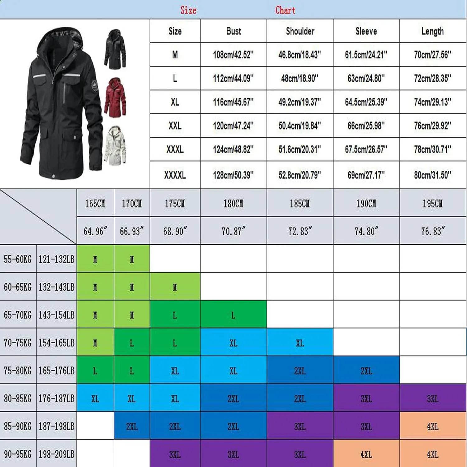 Blazer Rain Jacket for Men Lightweight Soft Shell Mountain Windbreaker Hooded Coat Work Coats with Cargo Pockets