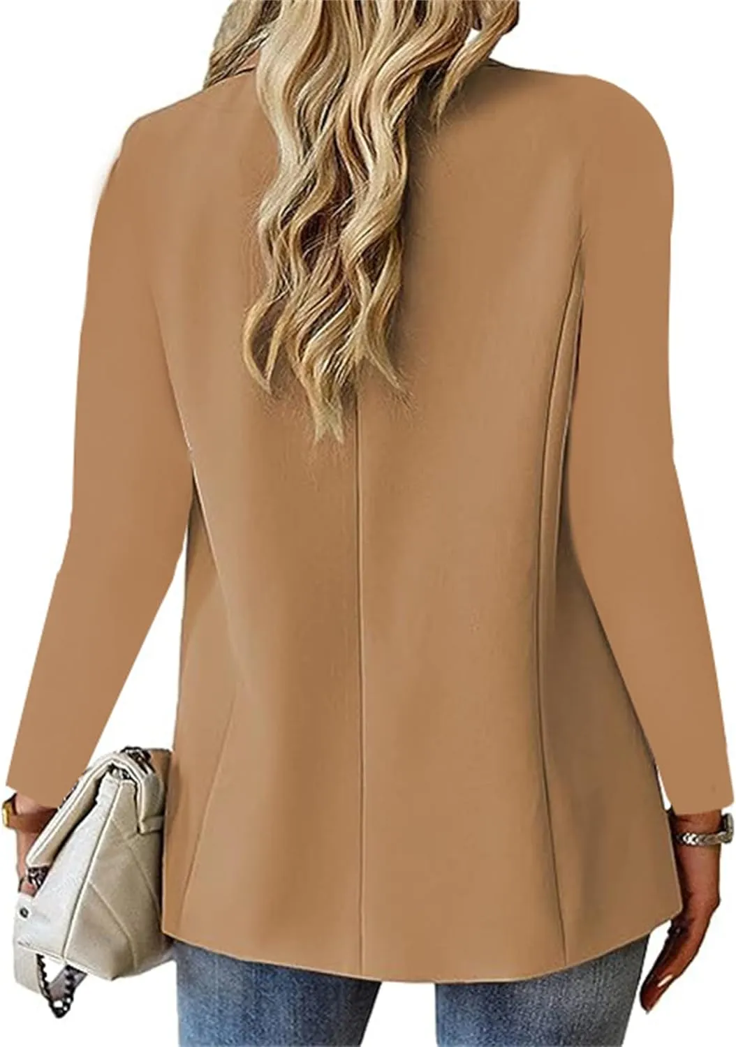 Blazers for Women Business Casual Suit Jackets Work Office Dress Blazer Trendy Elegant Lapel Long Sleeve Jacket