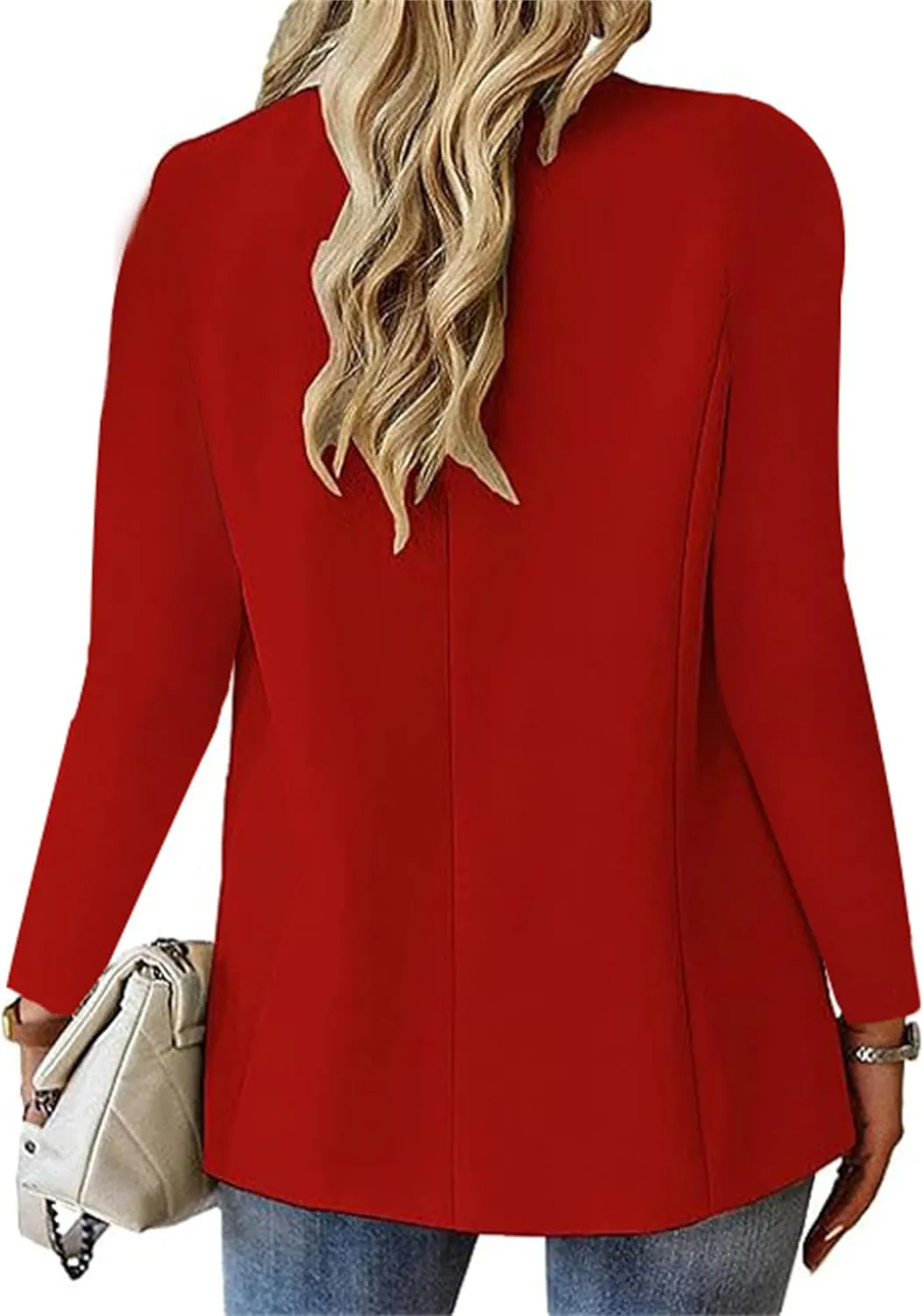 Blazers for Women Dressy Button Down Business Suit Jackets Causal Long Sleeve Lapel Open Front Work Office Blazer