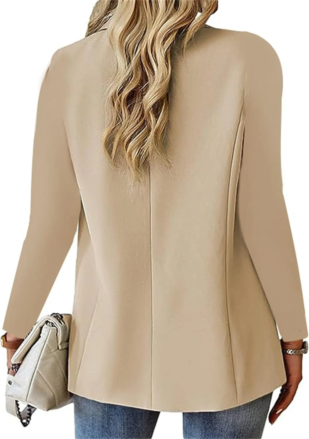 Blazers for Women Dressy Button Down Business Suit Jackets Causal Long Sleeve Lapel Open Front Work Office Blazer