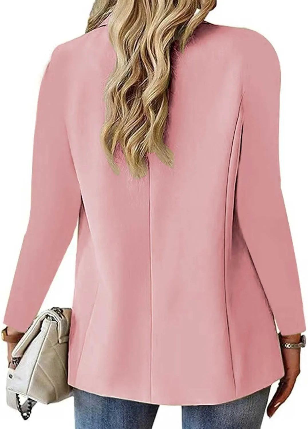 Blazers for Women Dressy Button Down Business Suit Jackets Causal Long Sleeve Lapel Open Front Work Office Blazer