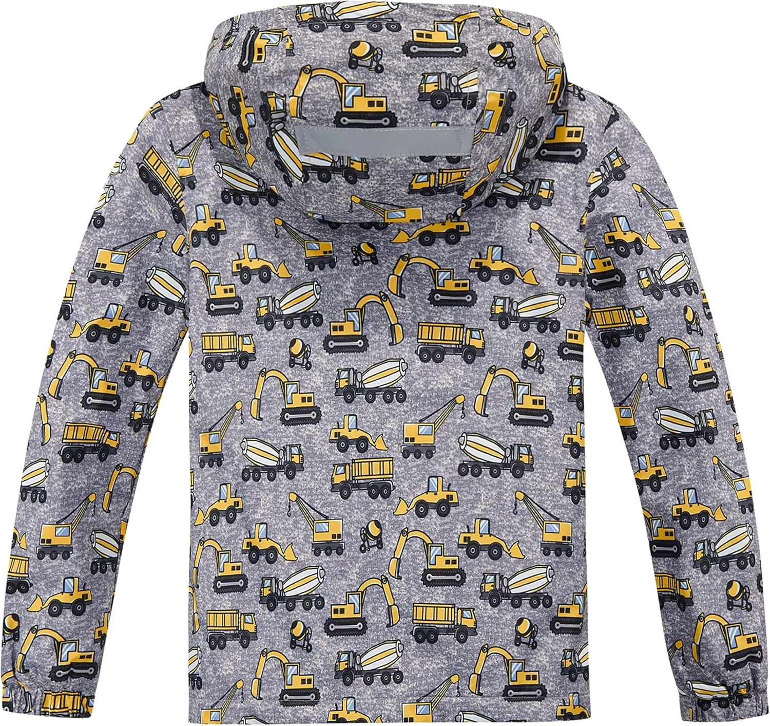 Boys Rain Jackets Lightweight Waterproof Hooded fleece Raincoats Windbreakers for Kids