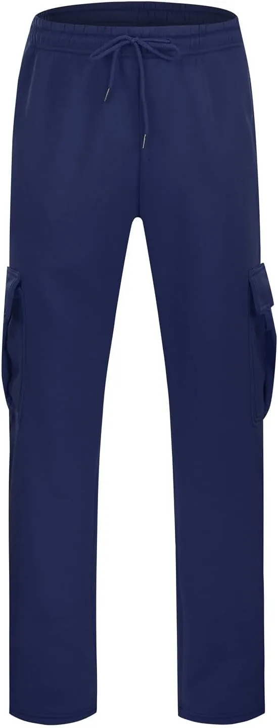 Cargo Pants for Men,Mens Active Athletic Workout Sports Cargo Sweatpants for Men with Pocket and Drawstring