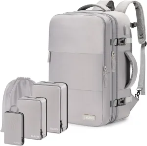 Carry-On Backpack - 42L Airline Approved Travel Backpack for Men & Women - Waterproof Business & Gym Laptop Daypack - Casual Daypack for Business & Weekend Hiking