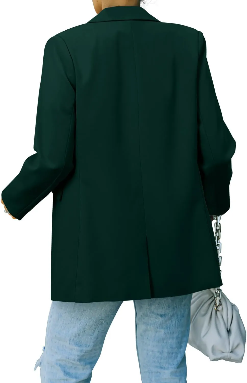 CRAZY GRID Women Business Casual Blazers with Lined Professional Work Suit Jacket with Pockets
