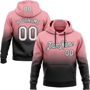 Custom Gradient Baseball Hoodie Personalized Pullover Sweatshirt Stitched Name Number Logo for Men Women Youth Kids