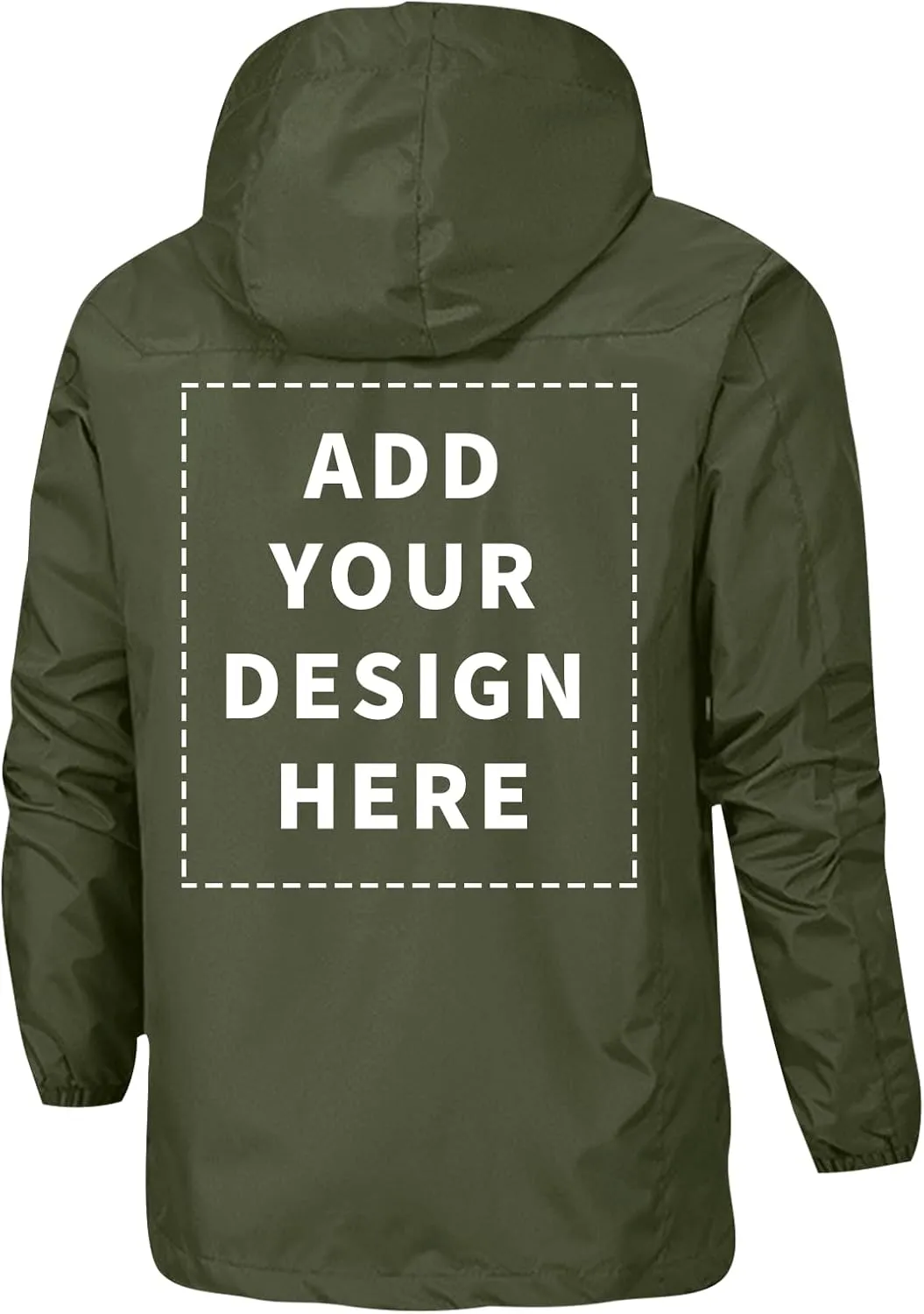 Custom Men's Mountain Waterproof Jacket Hooded Windbreakers Windproof Softshell Rain Coat