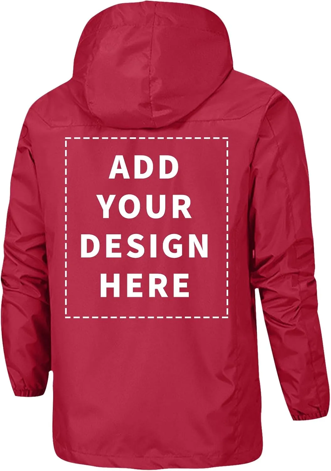 Custom Men's Mountain Waterproof Jacket Hooded Windbreakers Windproof Softshell Rain Coat