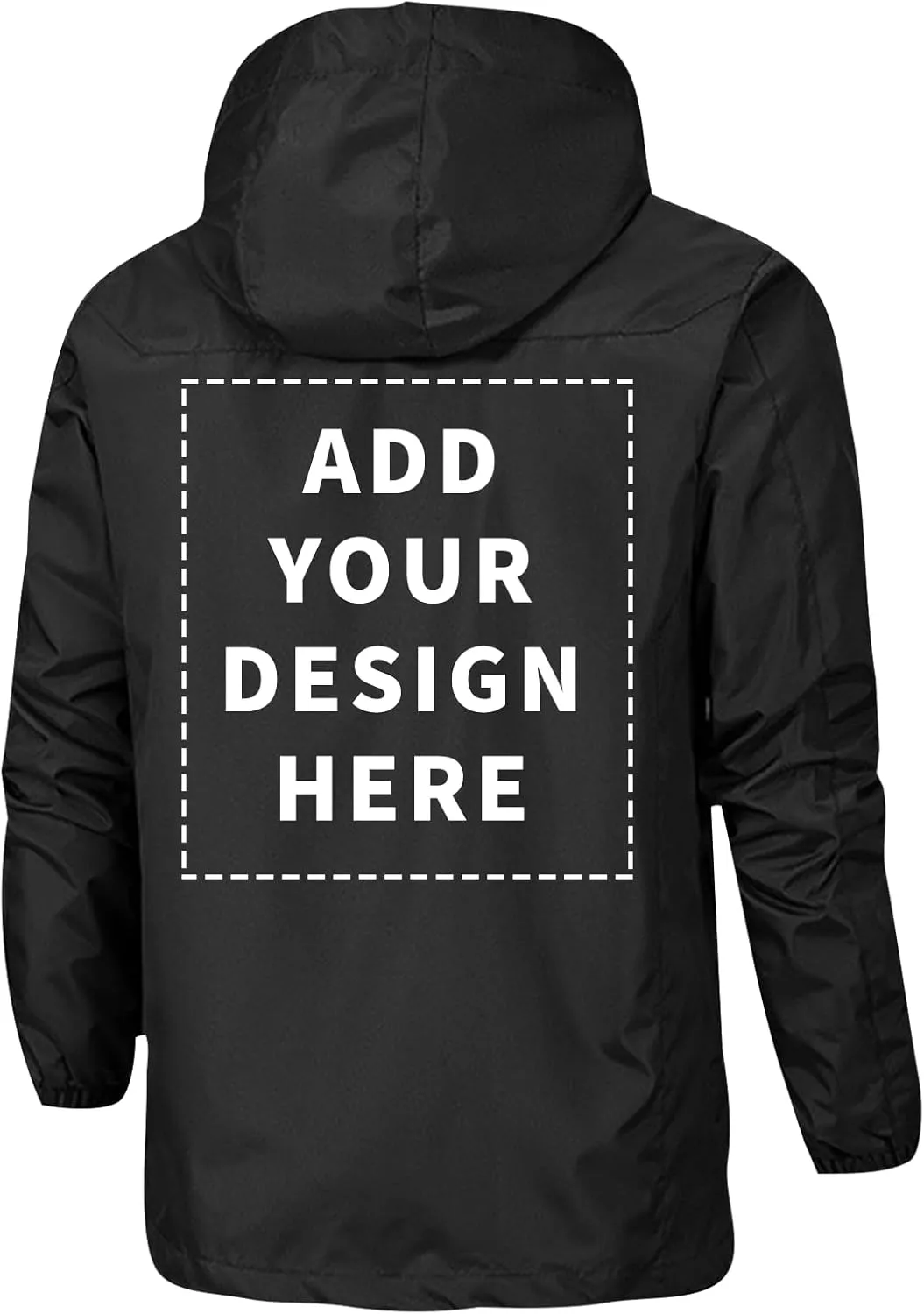 Custom Men's Mountain Waterproof Jacket Hooded Windbreakers Windproof Softshell Rain Coat