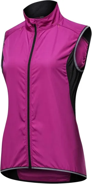 Cycling Jackets Windproof for Womens，Breathable and Reflective Lightweight Packable Sleeveless Windbreakers