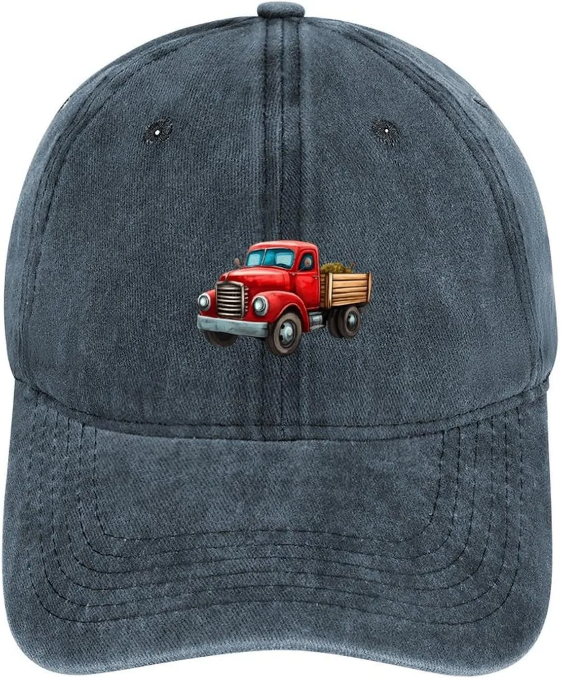 Farm Truck Baseball Cap Adjustable Classic Cotton Hat Washed Vintage Golf Plain Caps for Men Women