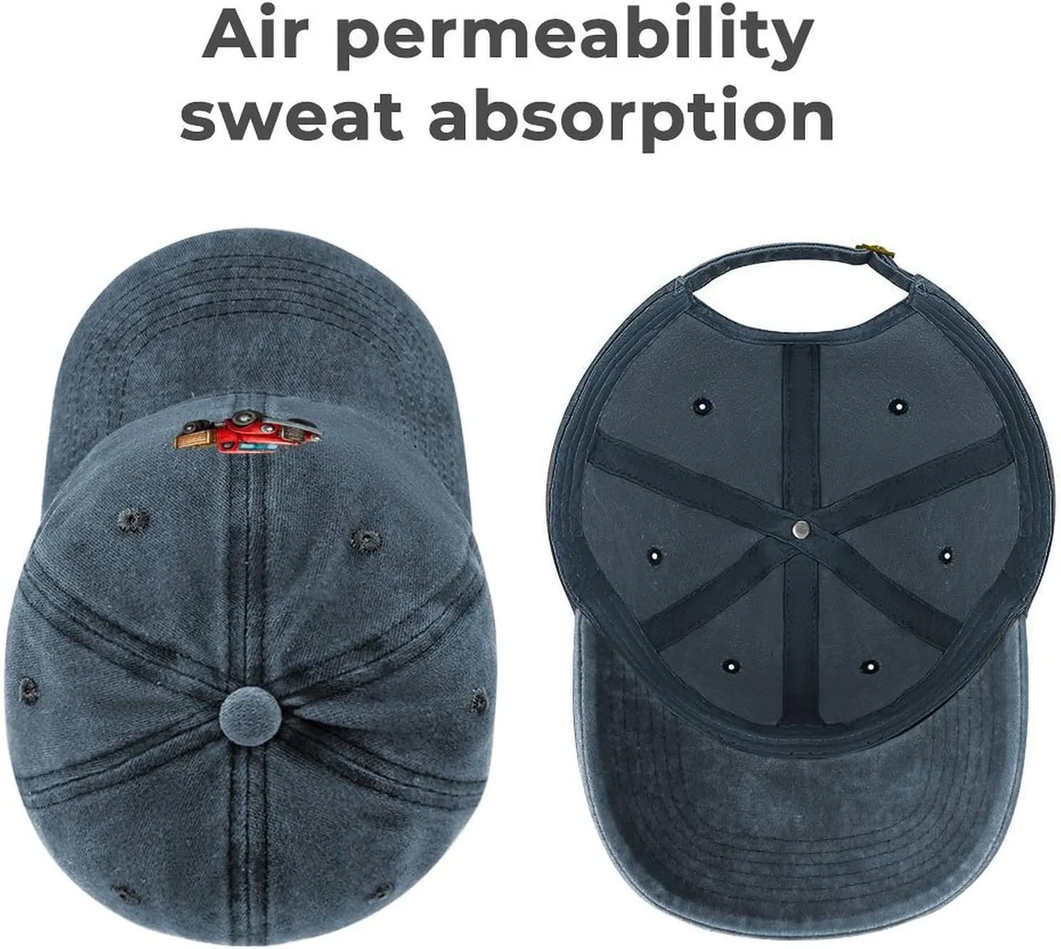 Farm Truck Baseball Cap Adjustable Classic Cotton Hat Washed Vintage Golf Plain Caps for Men Women