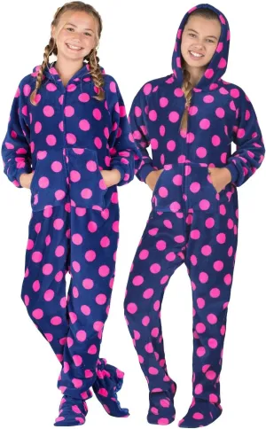 Footed Pajamas Hoodie Chenille One Piece Pajamas for Infant, Toddler & Kids Gifts