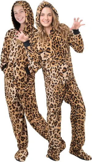 Footed Pajamas Hoodie Chenille One Piece Pajamas for Infant, Toddler & Kids Gifts