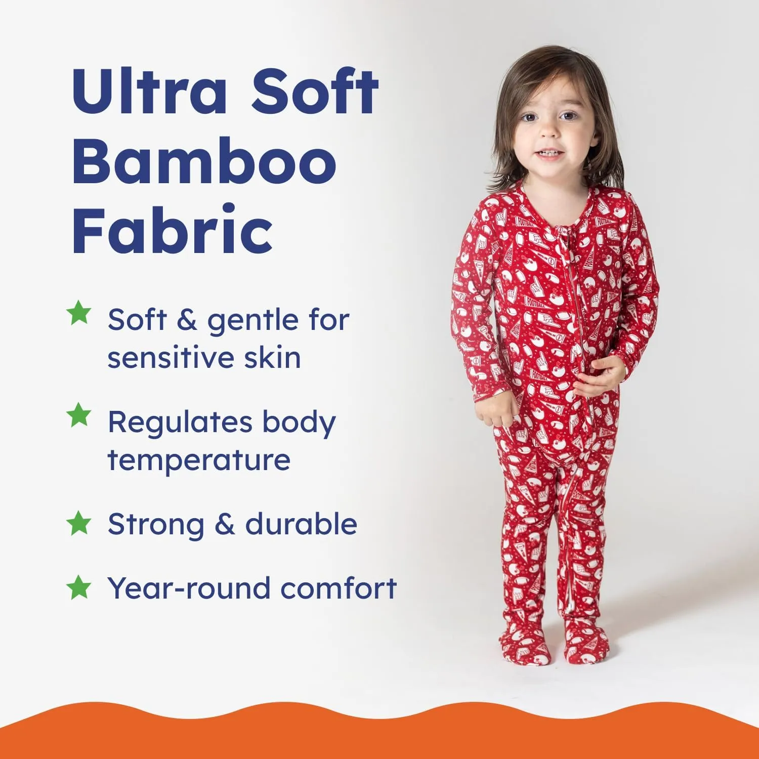 Footie Pajamas - Viscose Bamboo Toddler Pajamas - Bamboo Pajamas Toddler - Baby Onesies