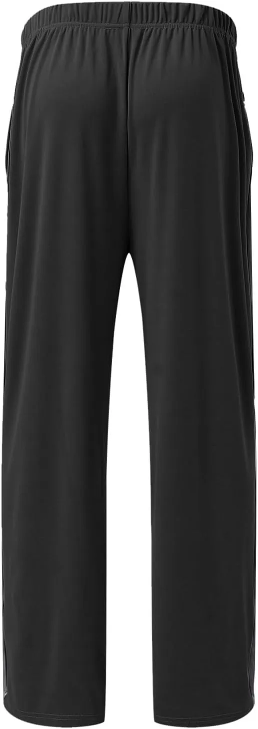 FZVYD Women's Casual Joggers Sweatpants Baggy Wide Straight Leg Loose Elastic Waist Drawstring Pants Trousers with Pockets