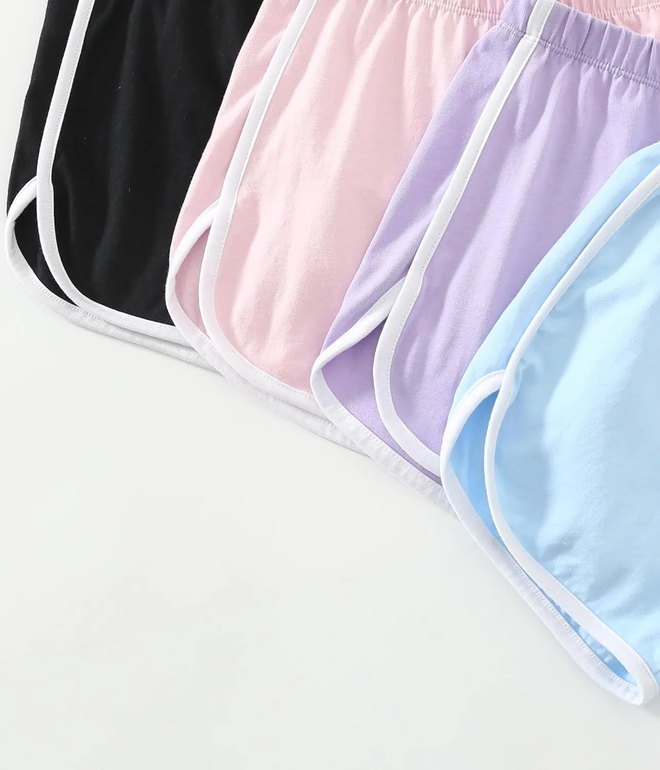 Girls Dolphin Shorts, Athletic Running Shorts for 5-16 Years