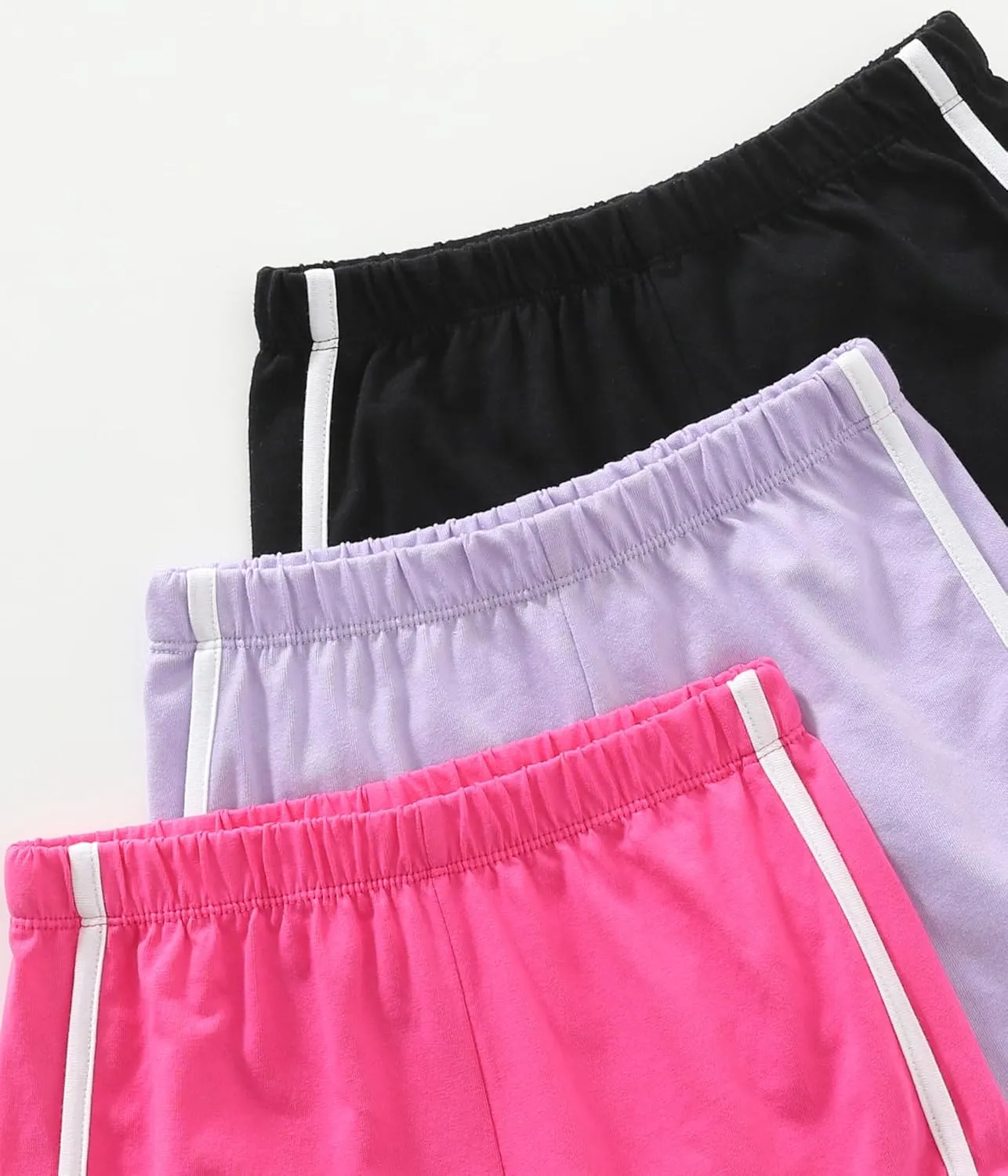 Girls Dolphin Shorts, Athletic Running Shorts for 5-16 Years
