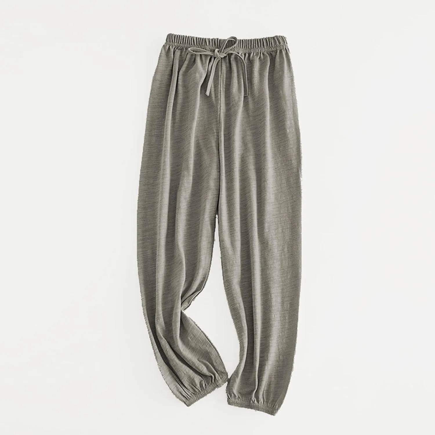Girls Solid Color Lightweight Baggy Joggers Elastic Waist Sweatpants Kids Cotton Pants Loose Casual Joggers Pants