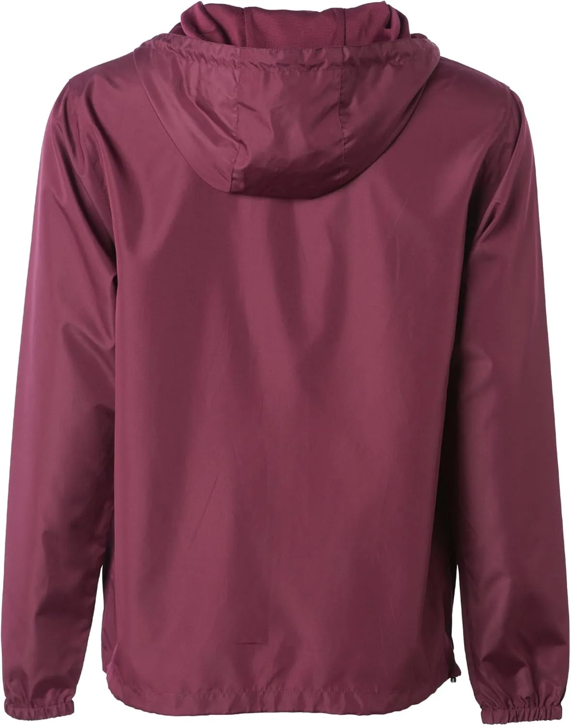 Global Blank Men's Windbreaker Jacket Lightweight Water-Resistant Windbreakers for Men