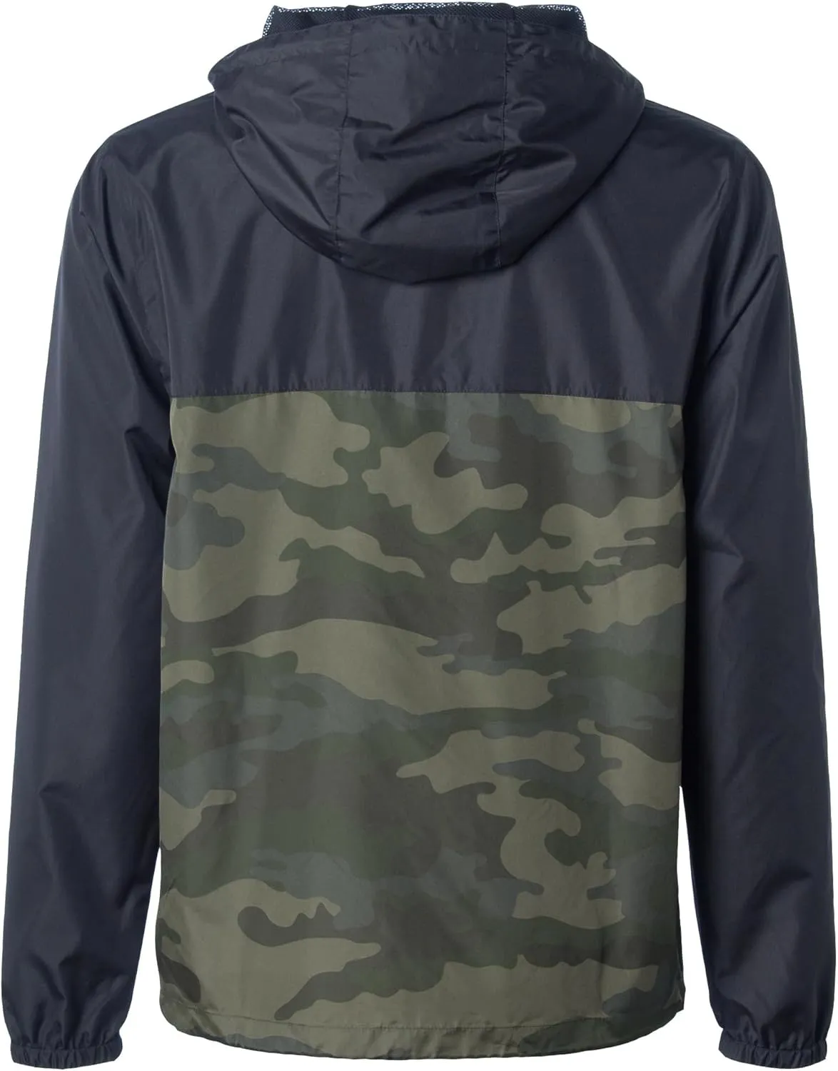 Global Blank Men's Windbreaker Jacket Lightweight Water-Resistant Windbreakers for Men