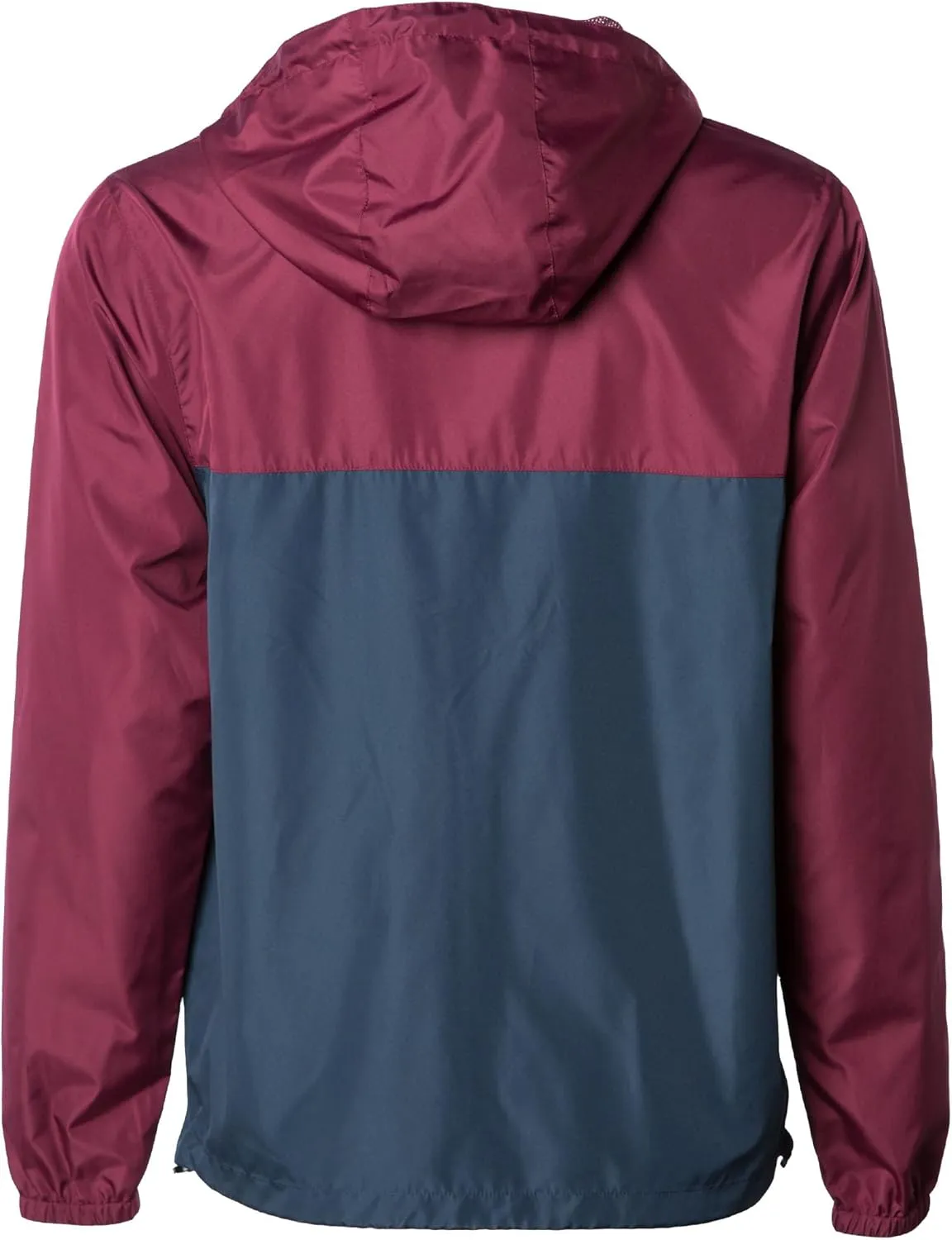 Global Blank Men's Windbreaker Jacket Lightweight Water-Resistant Windbreakers for Men