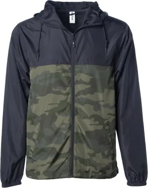 Global Blank Men's Windbreaker Jacket Lightweight Water-Resistant Windbreakers for Men