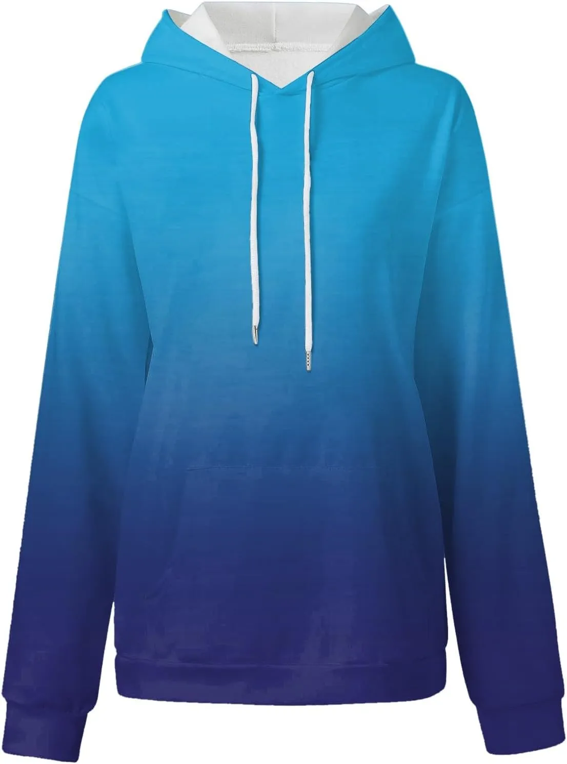 Hoodies for Women Tie Dye Oversized Sweatshirt Plus Size Loose Fit Cute Hoodie Drawstring Fall Pullover with Pocket