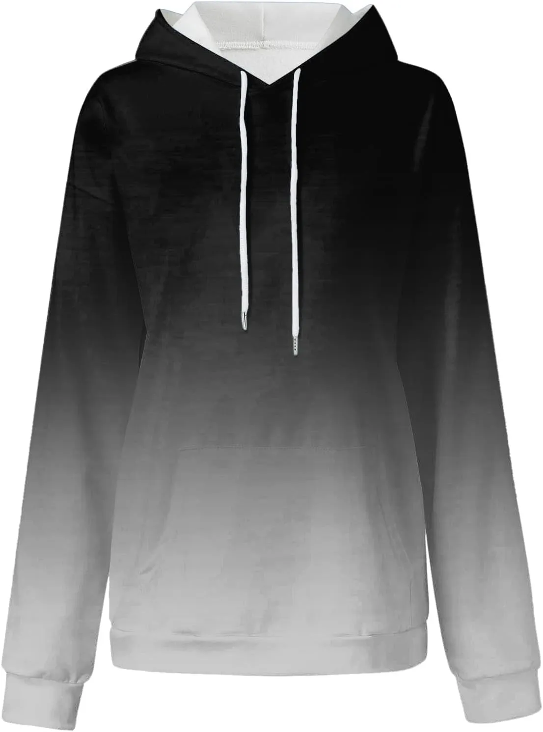 Hoodies for Women Tie Dye Oversized Sweatshirt Plus Size Loose Fit Cute Hoodie Drawstring Fall Pullover with Pocket