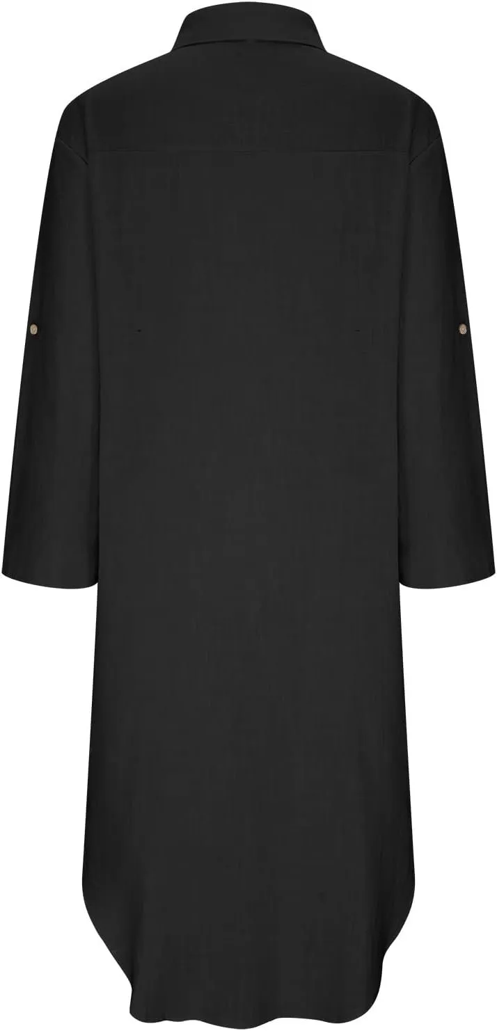 Juejuezi Summer Dresses for Women 2023 Cute Short Sleeve Fashion Beach Dress Linen Waist Tiered Classy Vacation Casual