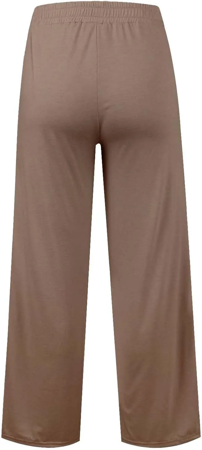 Kids Girls Wide Leg Baggy Sweatpants Cute Cargo Pants High Waisted Stretchy Joggers with Pocket Girl Joggers Clothes