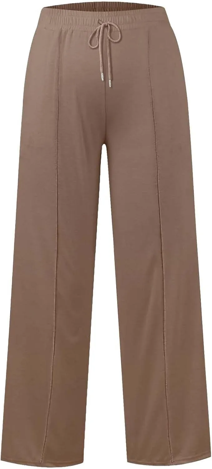 Kids Girls Wide Leg Baggy Sweatpants Cute Cargo Pants High Waisted Stretchy Joggers with Pocket Girl Joggers Clothes