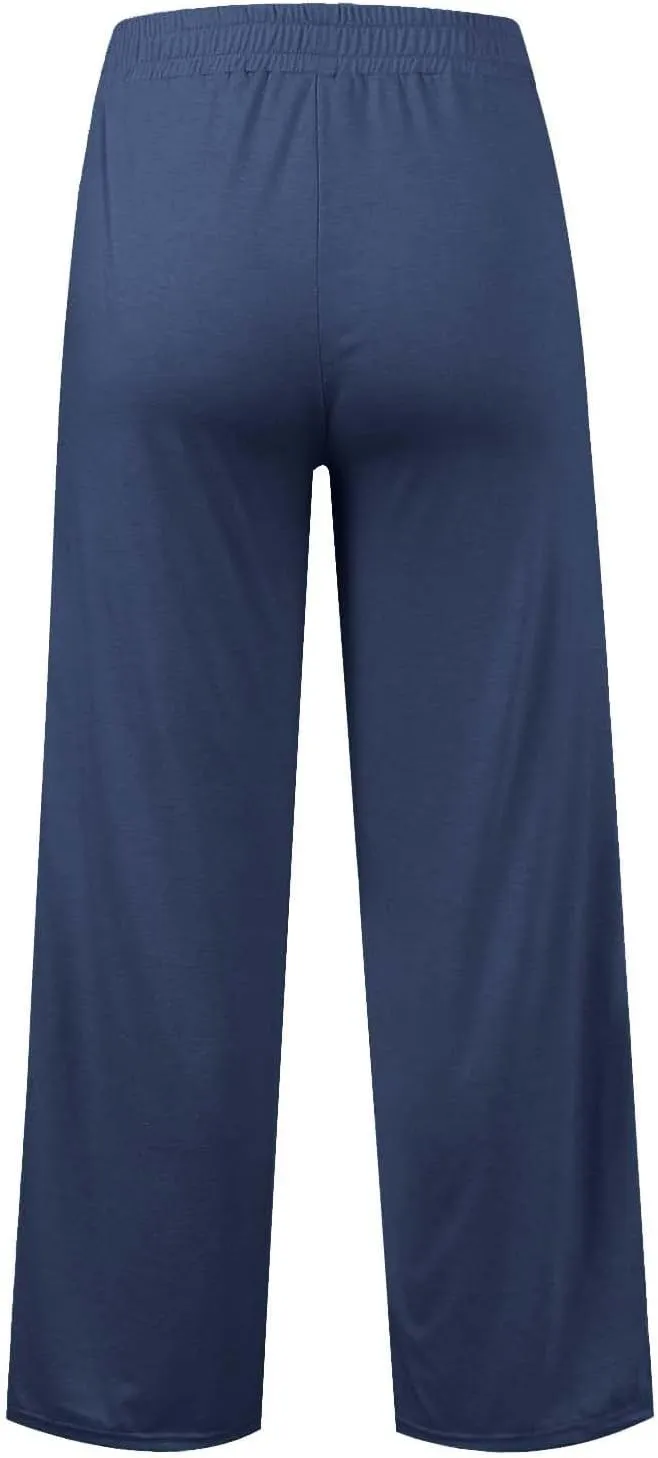 Kids Girls Wide Leg Baggy Sweatpants Cute Cargo Pants High Waisted Stretchy Joggers with Pocket Girl Joggers Clothes